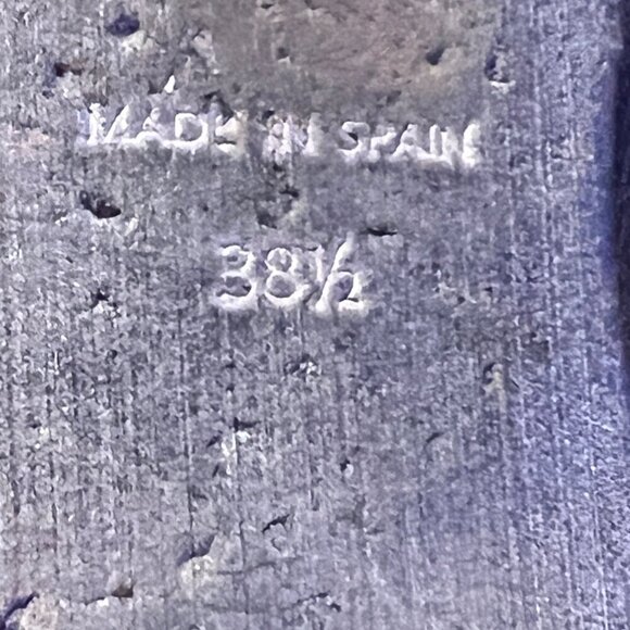 Baske California Meadow woman's size EU 38.5 US 8 black back zipper - Picture 9 of 11